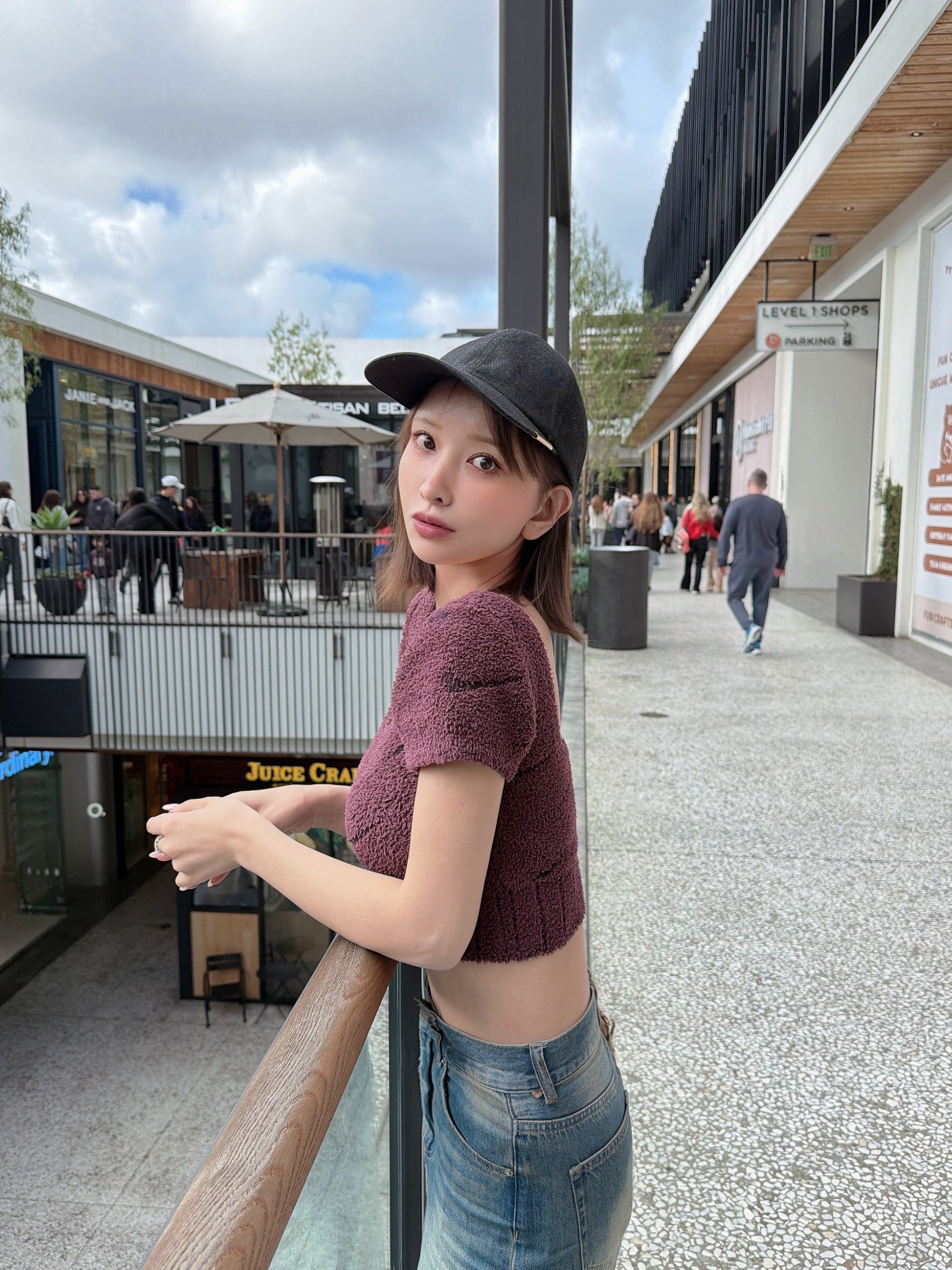 デニム遮光キャップ(大人用)