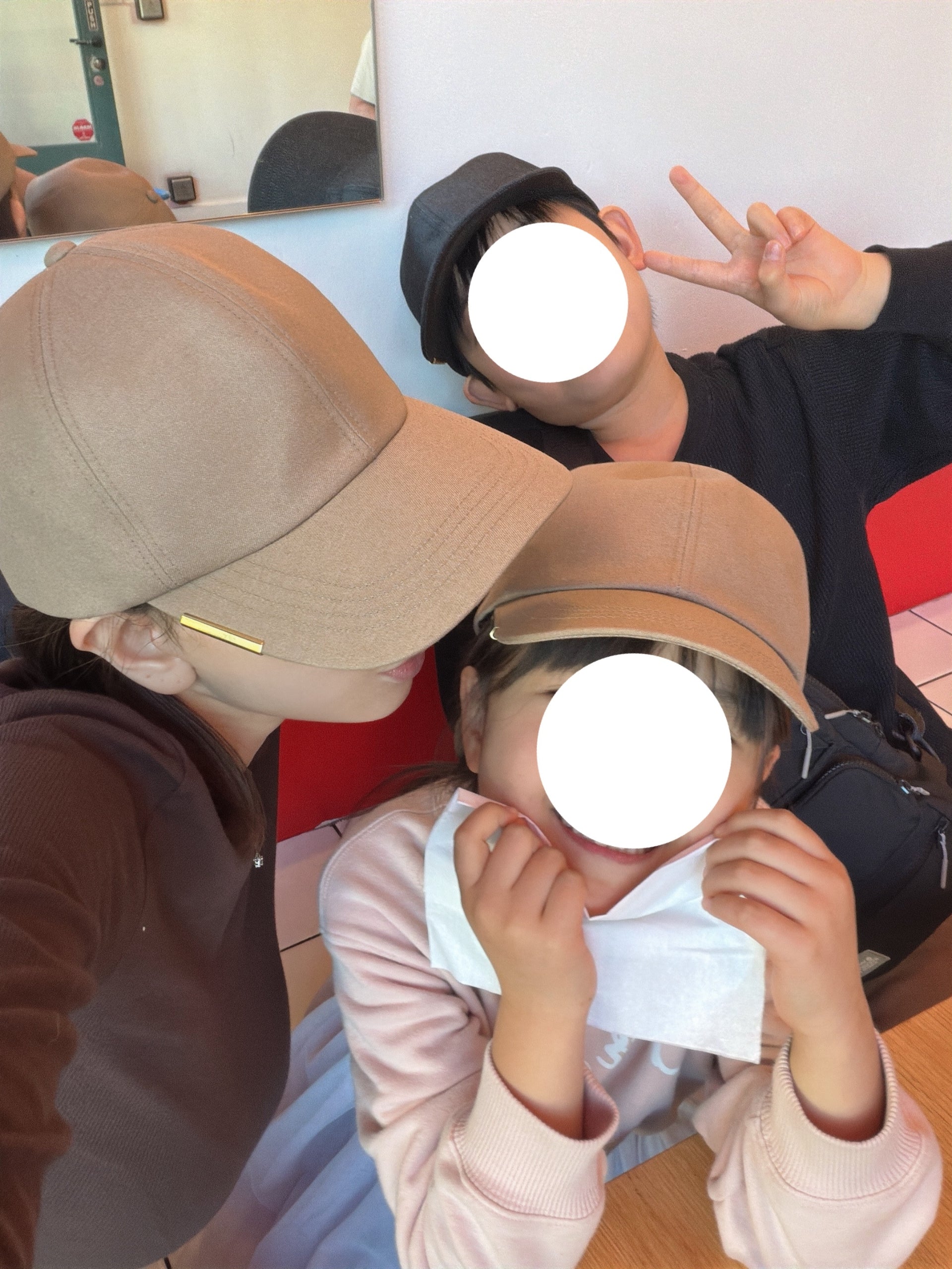 デニム遮光キャップ(大人用)