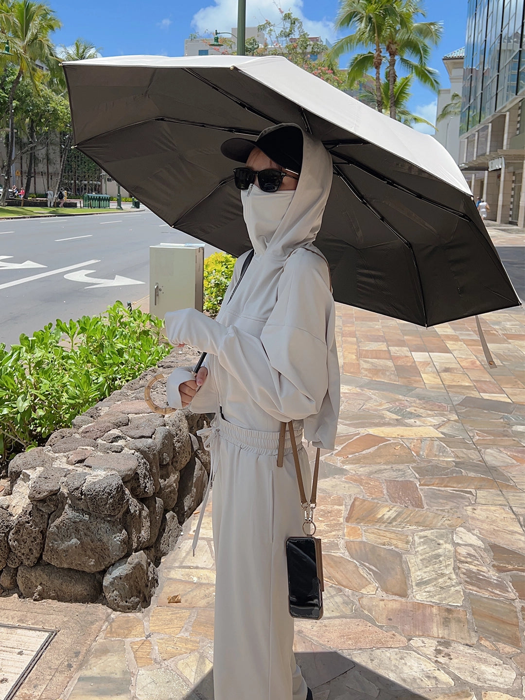 完全遮光 晴雨兼用日傘
